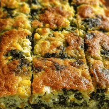 Spinach Corn Pie Casserole [Albanian Shapkat