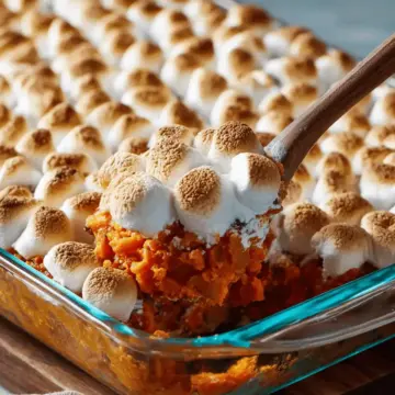 Sweet Potato Casserole with Marshmallows