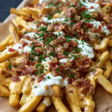 Cheesy Bacon Loaded Fries