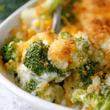 Broccoli Pearl Onion Casserole