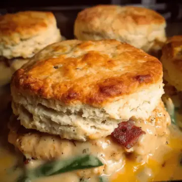 Chicken, Cheese, and Biscuits