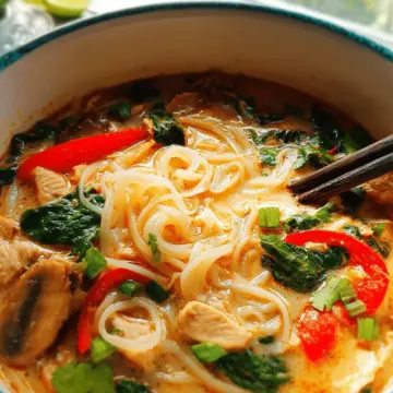 Thai Chicken Noodle Soup