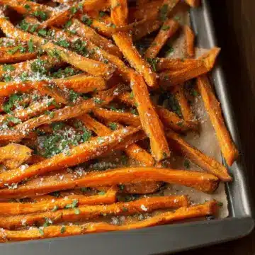 Garlic and Herb Sweet Potato Fries