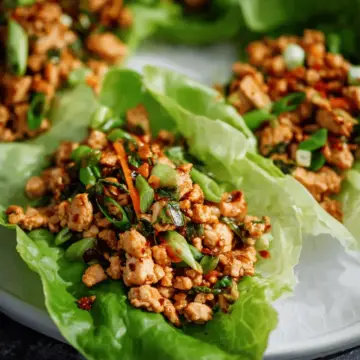 Asian Turkey Lettuce Wraps