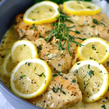 Slow Cooker Creamy Lemon Butter Chicken