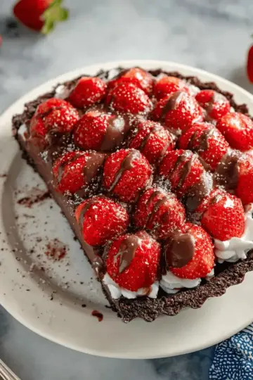 Chocolate Strawberry Pie