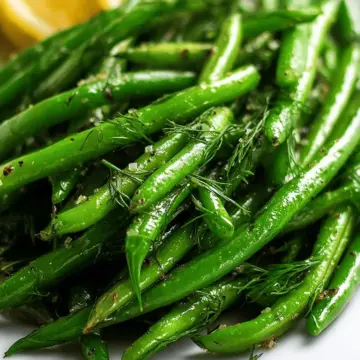 Lemon Dill Green Beans