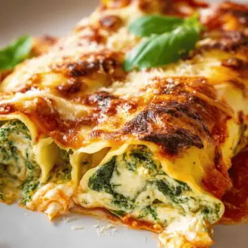 Spinach and Ricotta Cannelloni