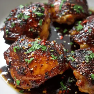 Sticky Asian Chicken Thighs