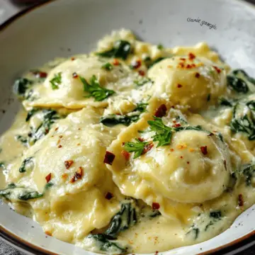 Spinach and Ricotta Ravioli Sauce