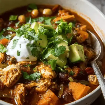 Chicken Chili with Sweet Potatoes