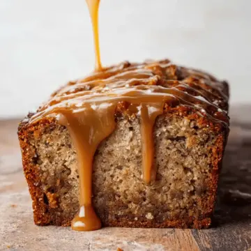 Salted Caramel Banana Bread