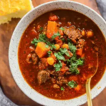 Moroccan Spiced Lamb Chili