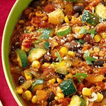 Zucchini & Corn Chili Recipe