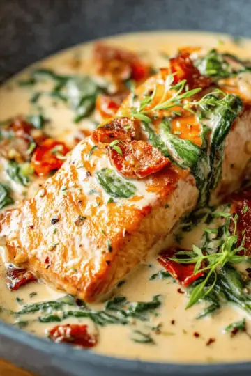 Creamy Tuscan Salmon