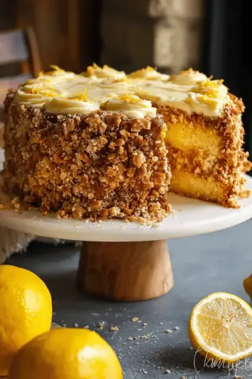 Lemon Crunch Cake Recipe
