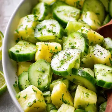 Cucumber Pineapple Salad