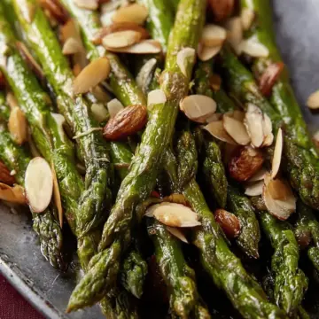 Roasted Asparagus with Almonds
