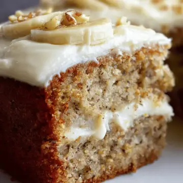 Amazing Banana Bread Cake with Cream Cheese Frosting