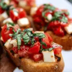 Perfect Bruschetta with Mozzarella