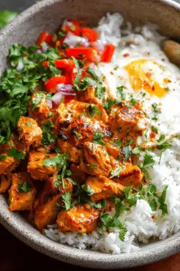 Coconut Chicken Rice Bowl