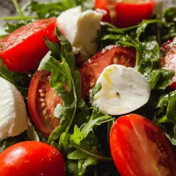 Arugula, Tomato and Mozzarella Salad