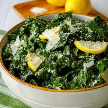 Lemon Parmesan Kale Salad