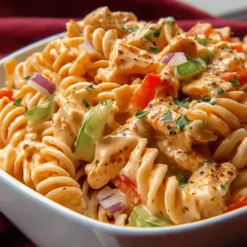 Buffalo Chicken Pasta Salad