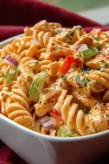 Buffalo Chicken Pasta Salad
