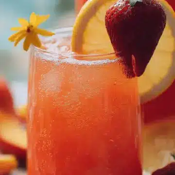Strawberry Peach Lemonade