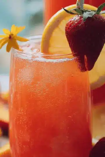 Strawberry Peach Lemonade