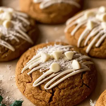 Chewy Maple Cinnamon Cookies with White Chocolate