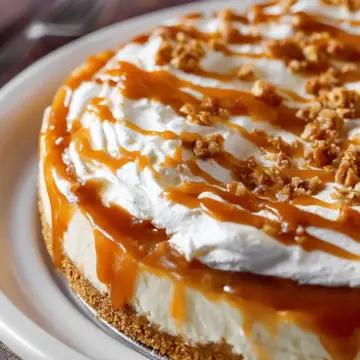 Salted Caramel Apple Cheesecake Pie