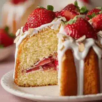 Strawberry Pound Cake