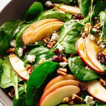 Apple Spinach Salad