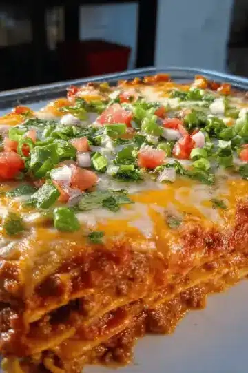 Mexican Lasagna with Noodles