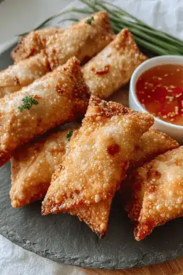 Crab Rangoon Egg Rolls