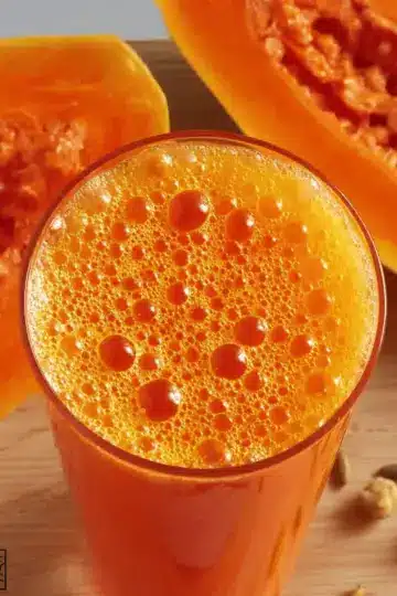 Papaya Pineapple Carrot Juice With Touch of Cardamom: Super Energy Drink