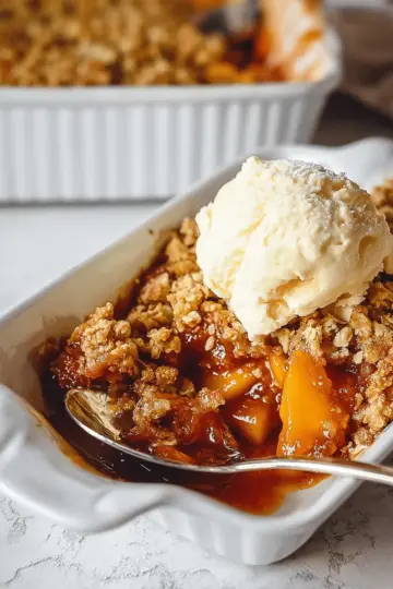 Simple Mango Crumble