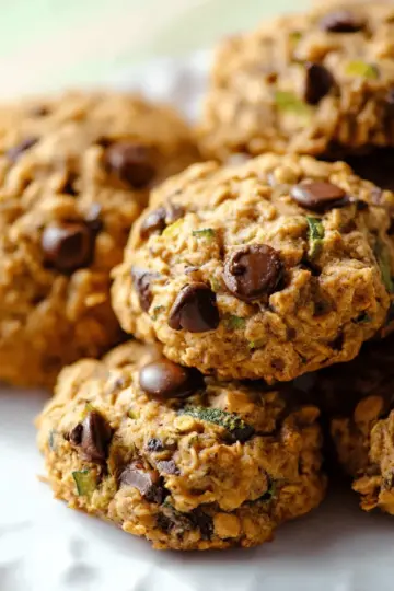 Zucchini Oatmeal Chocolate Chip Cookie Recipe