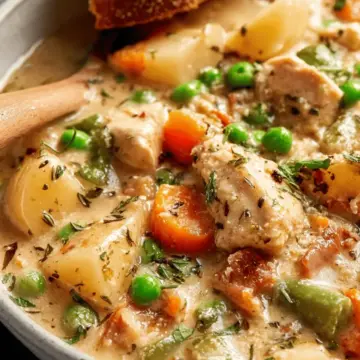 Slow Cooker White Wine Chicken Stew