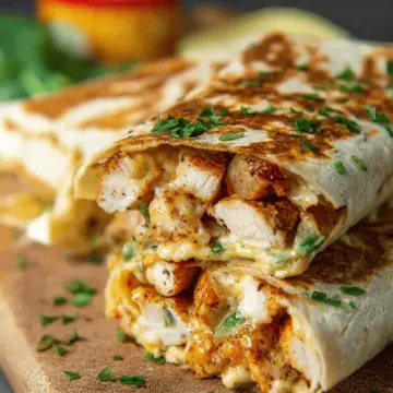 Cheesy Chicken Wraps
