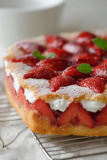 Fresh Strawberry Cake