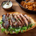Steak Sandwich (with garlic aioli)