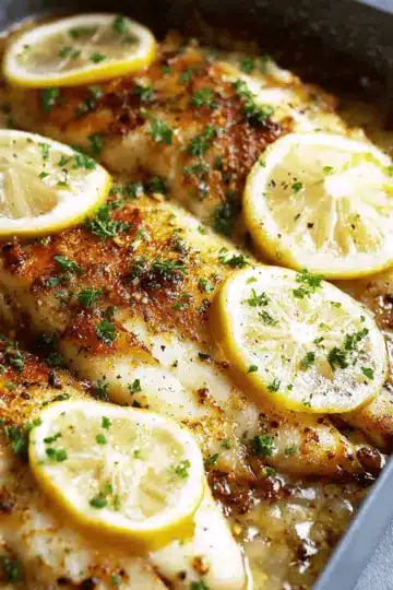 Lemon Garlic Tilapia