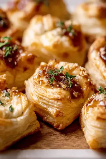 Puff Pastry Brie Bites