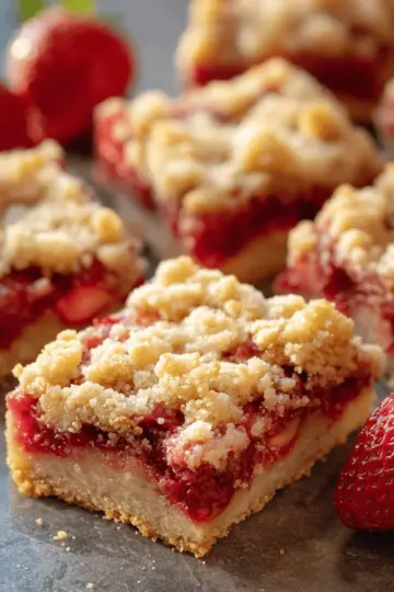 Strawberry Crumb Bars