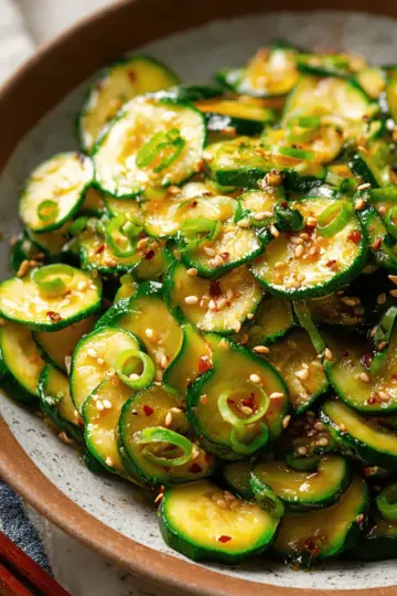 Korean Zucchini Side Dish