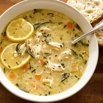 Greek Lemon Chicken Soup