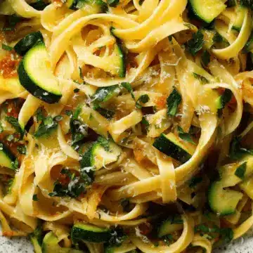 Simple Fresh Zucchini Pasta Sauce